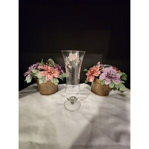 Vintage Hand Painted Avalon Flower Vase